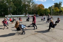 FLIPPER director Marcia Kagedan with the USY group.